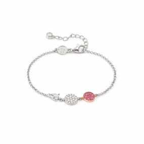 Nomination Lucentissima Circle Bracelet, Pear-Shape & Stone Pav