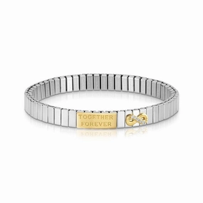 Nomination Messages Stretchable Together Forever Bracelet