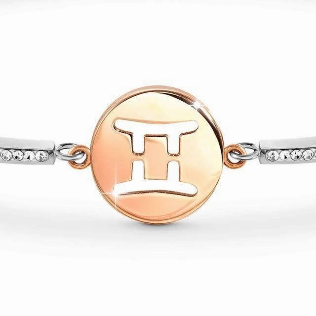 Nomination Milleluci Zodiac Bracelet, Gemini, Rose Gold