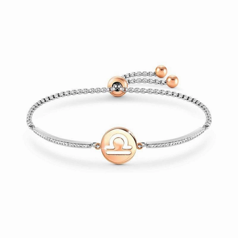 Nomination Milleluci Zodiac Bracelet, Libra, Rose Gold