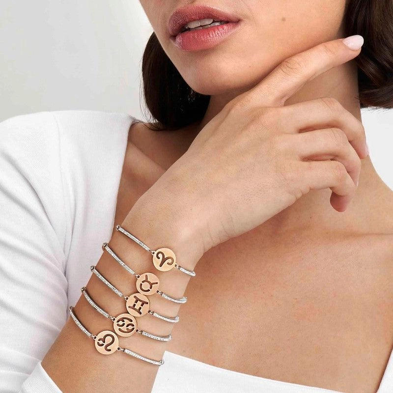 Nomination Milleluci Zodiac Bracelet, Pisces, Rose Gold