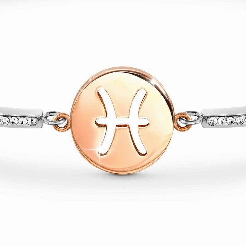 Nomination Milleluci Zodiac Bracelet, Pisces, Rose Gold