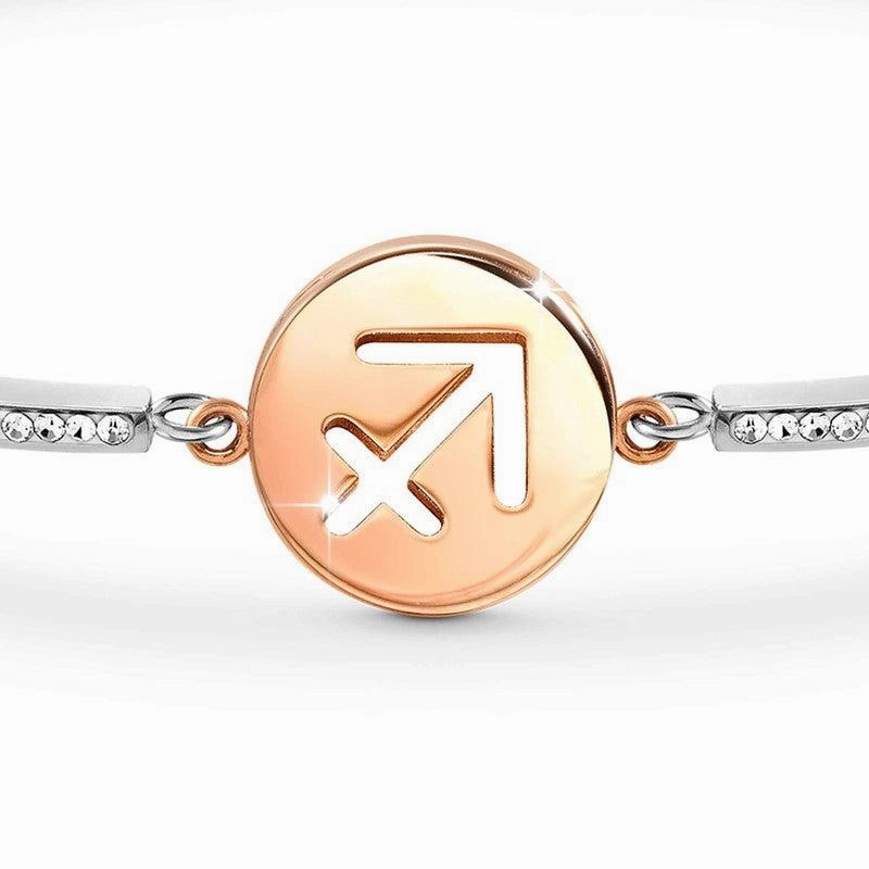 Nomination Milleluci Zodiac Bracelet, Sagittarius, Rose Gold