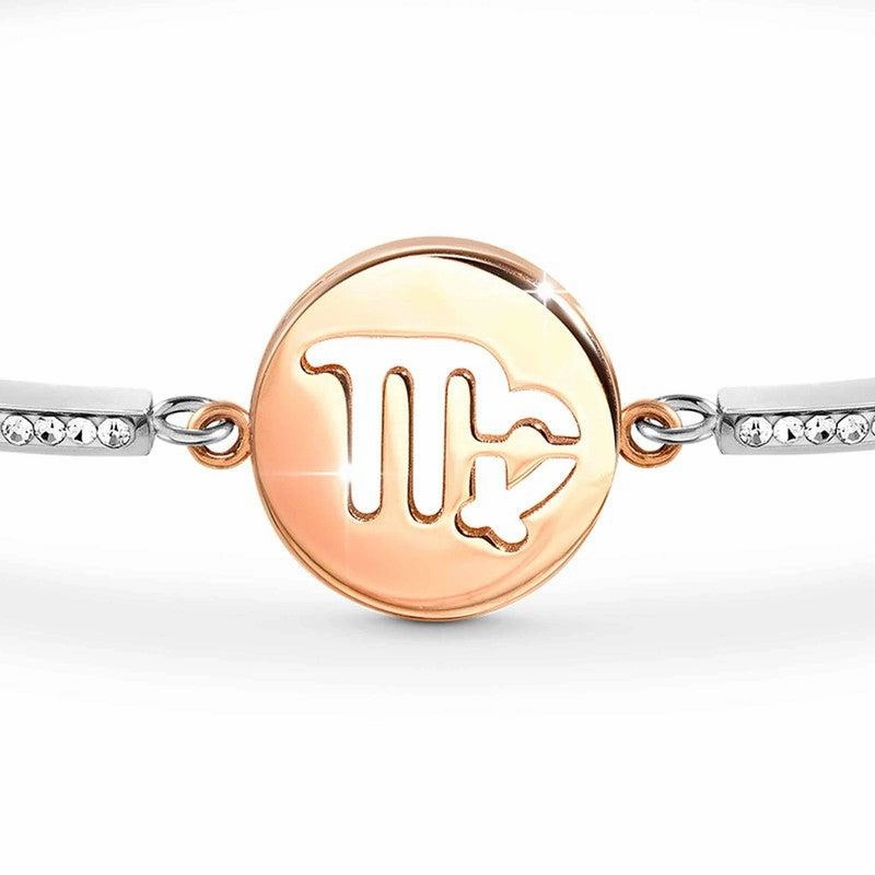 Nomination Milleluci Zodiac Bracelet, Virgo, Rose Gold