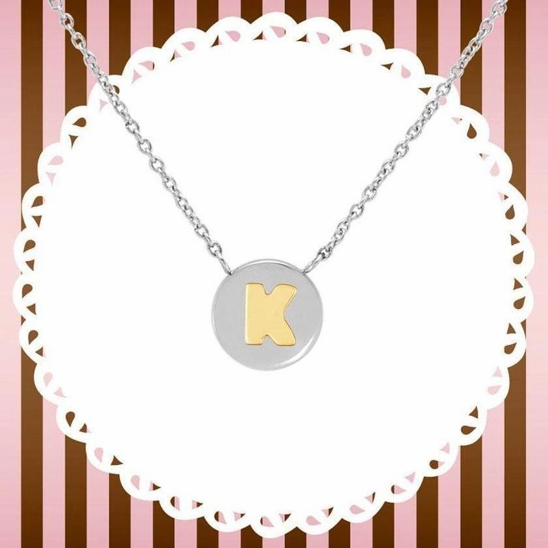 Nomination My Bon Bon Necklace Letter K, 24K Gold