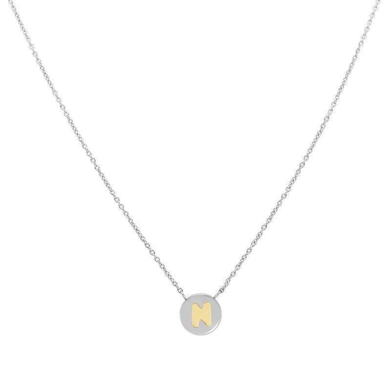 Nomination My Bon Bon Necklace Letter N, 24K Gold