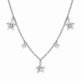 Nomination MySophie Necklace, Rich, Star, Cubic Zirconia, Sterling Silver