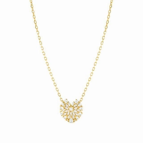 Nomination RayOfLight Necklace, Heart, White Cubic Zirconia, Gold