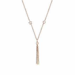 Nomination RG Bella Dream Crystal/Pearl Tassle Necklace