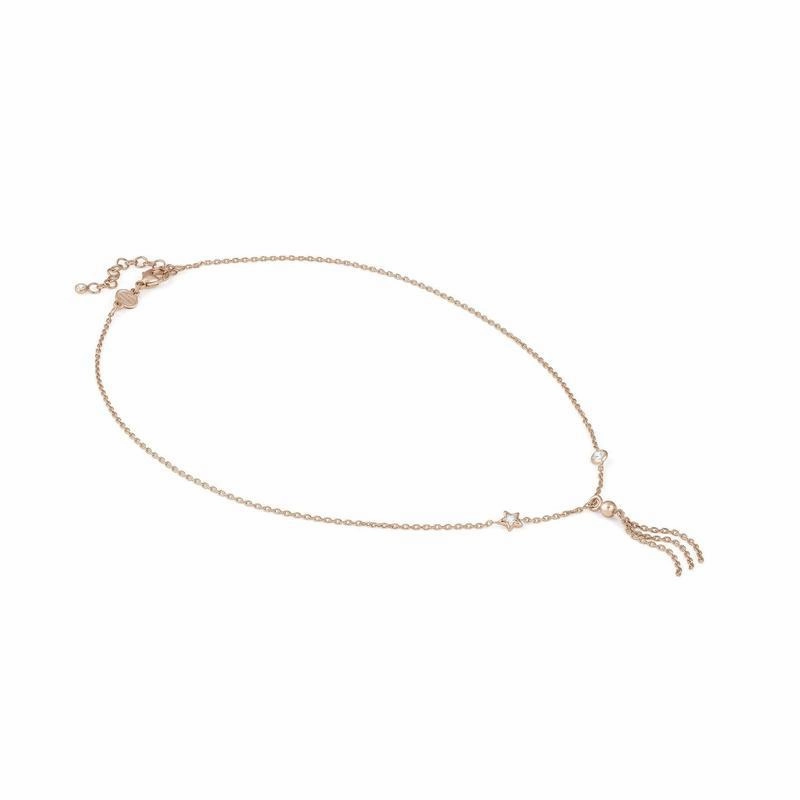 Nomination RG Bella Dream Crystal/Pearl Tassle Necklace