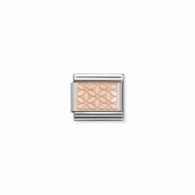 Nomination Rose Gold Flowers Link