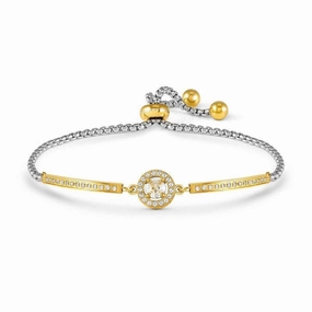 Nomination RoyalDream Bracelet, Circle, Cubic Zirconia, Gold