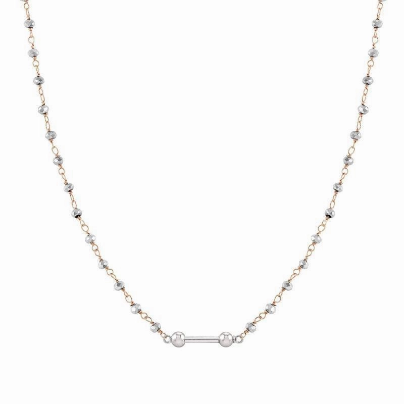 Nomination Seimia Necklace, Rose Gold with Stones