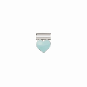 Nomination SeiMia Pendant, Blue Heart, Silver & Enamel