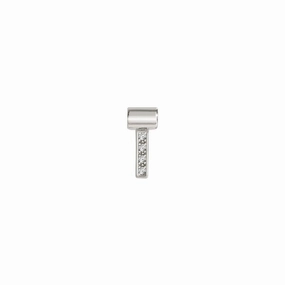 Nomination SeiMia Pendant, Letter I, Cubic Zirconia, Silver
