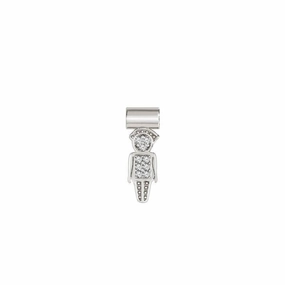 Nomination SeiMia Pendant, Pave Dad, Silver