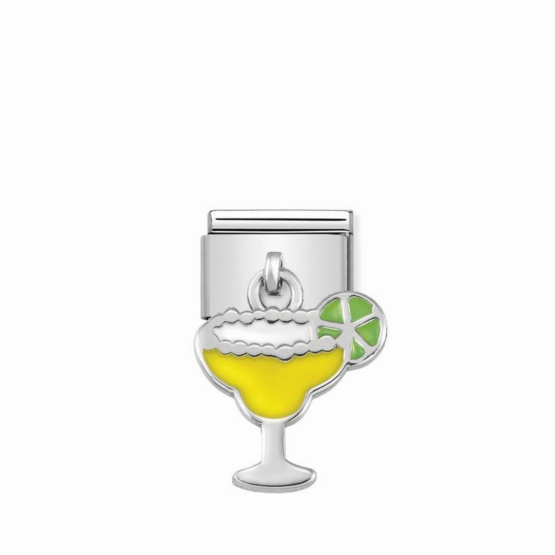 Nomination Silvershine Hanging Cocktail Link