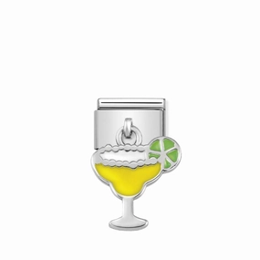 Nomination Silvershine Hanging Cocktail Link
