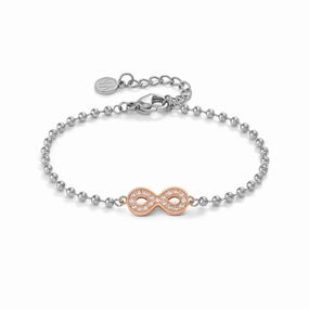 Nomination Soffio Damore Bracelet, Star, Cubic Zirconia, Rose Gold