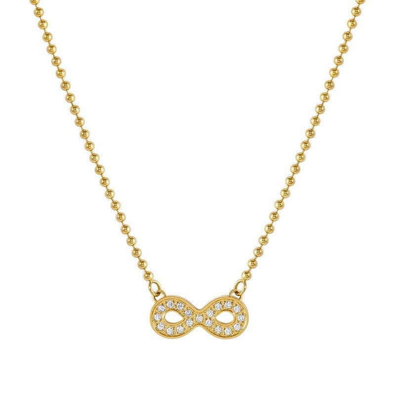 Nomination Soffio Damore Necklace, Infinity, Cubic Zirconia, Gold