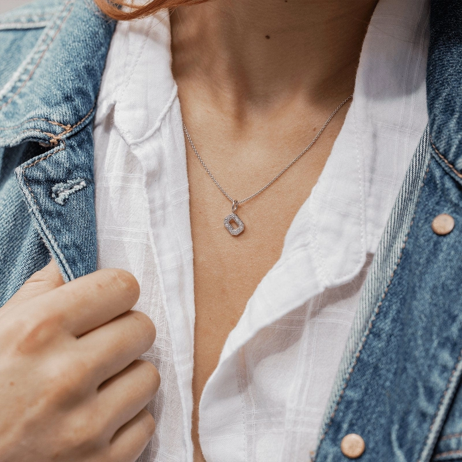OSU Block "O" Charm with Diamonds