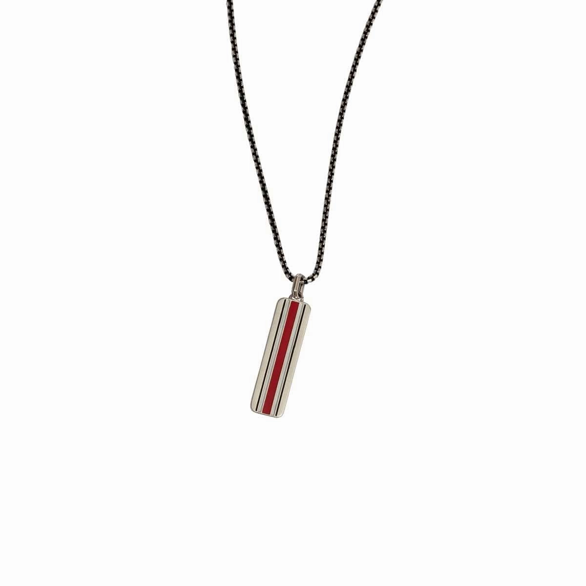OSU Helmet Vertical Bar Necklace