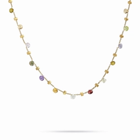 Paradise Single-Strand Gemstone Necklace