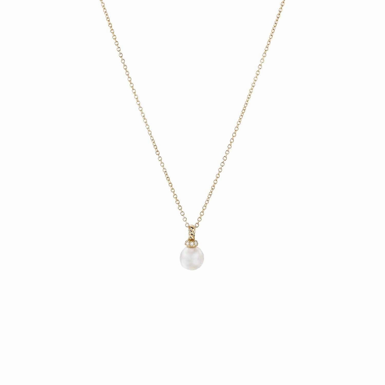 Pearl and Diamond Solari Pendant
