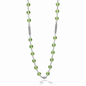 Peridot Beaded Necklace