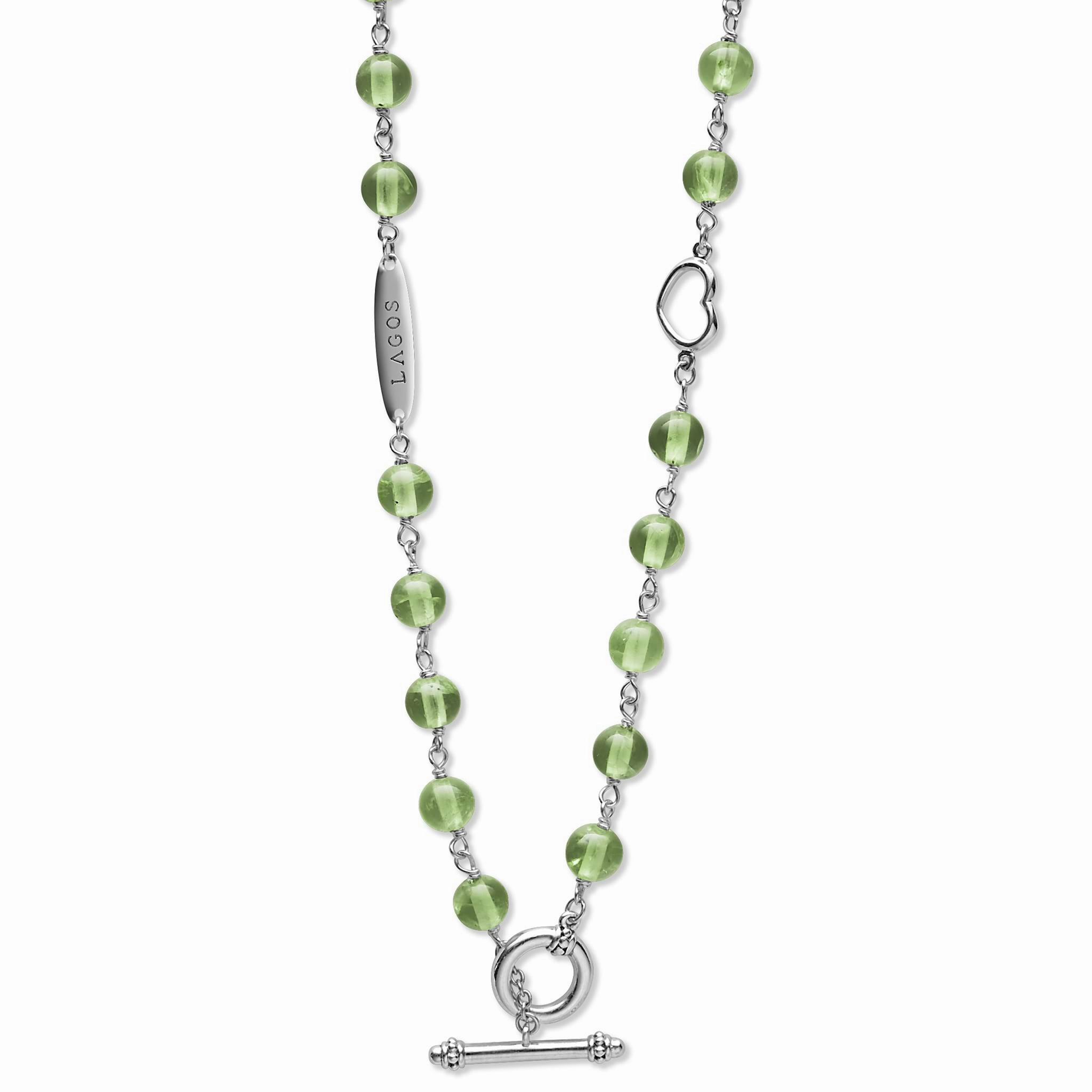Peridot Beaded Necklace