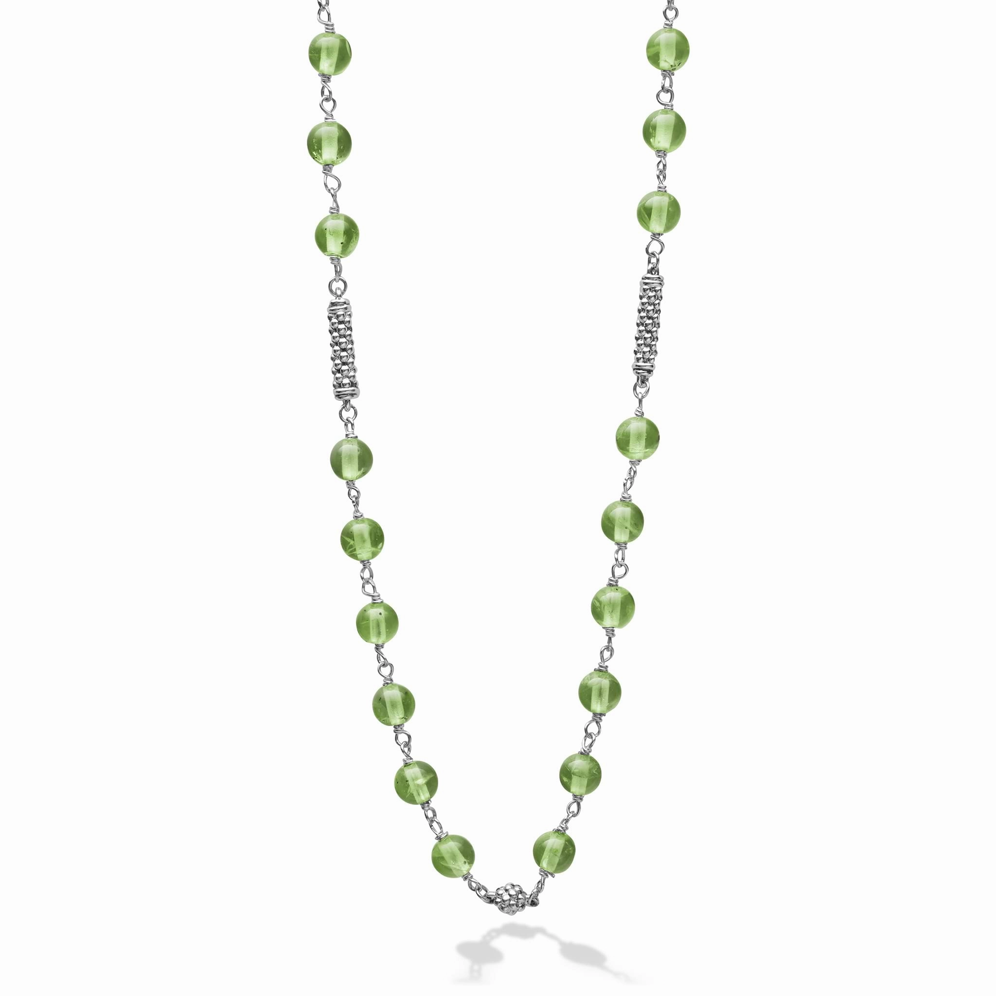 Peridot Beaded Necklace