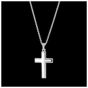 Plain Silver Cross