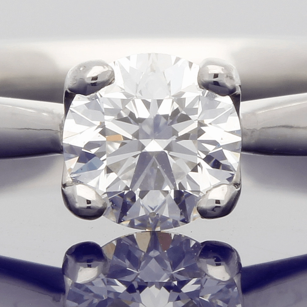 Platinum 0.50ct Certificated Round Brilliant Cut Diamond Solitaire Ring?