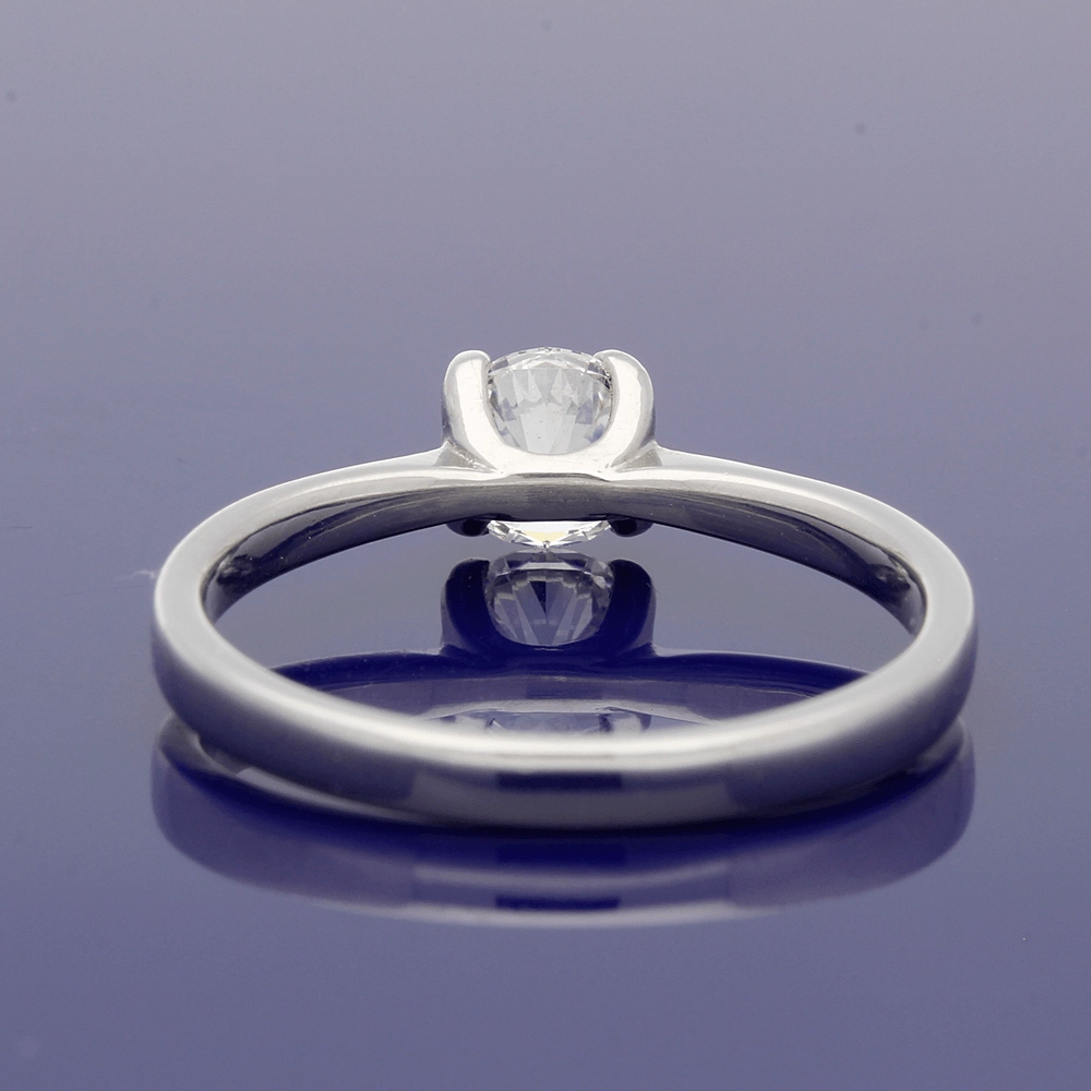 Platinum 0.50ct Certificated Round Brilliant Cut Diamond Solitaire Ring?