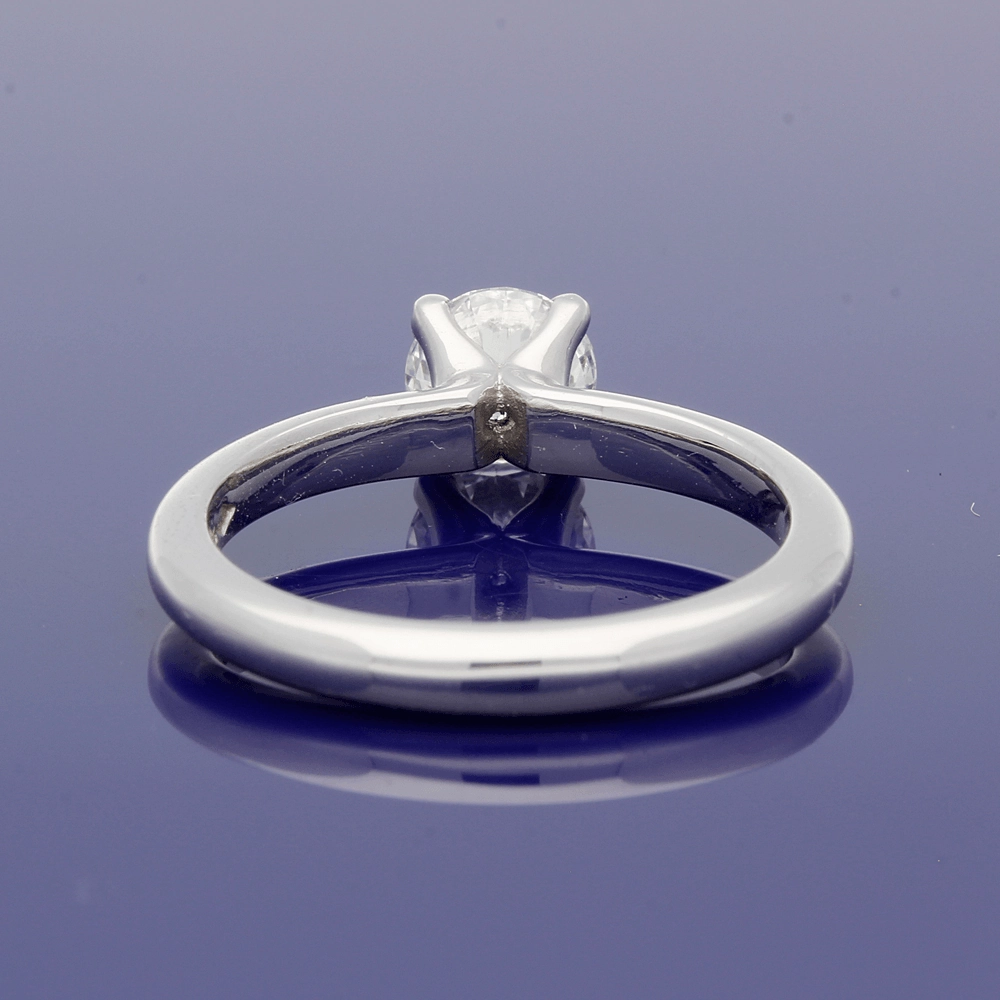 Platinum 0.70ct Certificated Round Brilliant Cut Diamond Solitaire Ring????????
