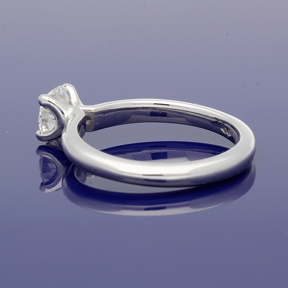 Platinum 0.70ct Certificated Round Brilliant Cut Diamond Solitaire Ring????????