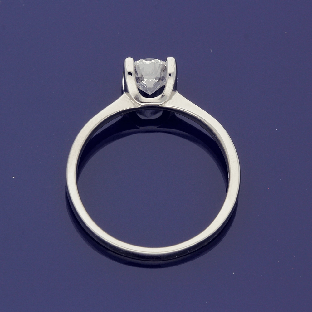 Platinum 0.90ct Certificated Round Brilliant Cut Diamond Solitaire Ring