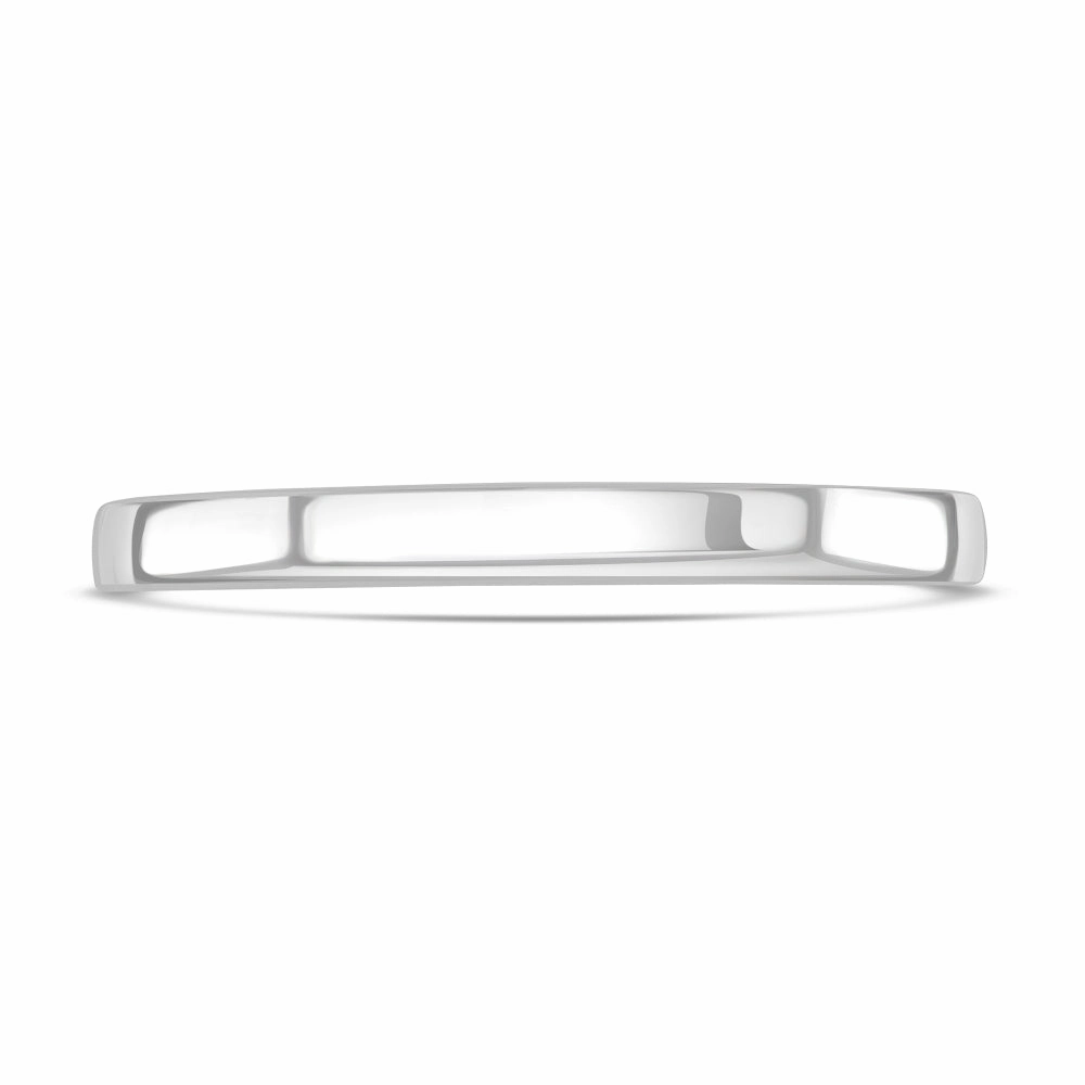 Platinum 2mm Lightweight Court Wedding Band