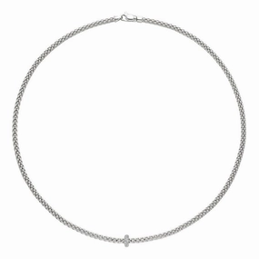 Prima Necklace - 18ct White gold