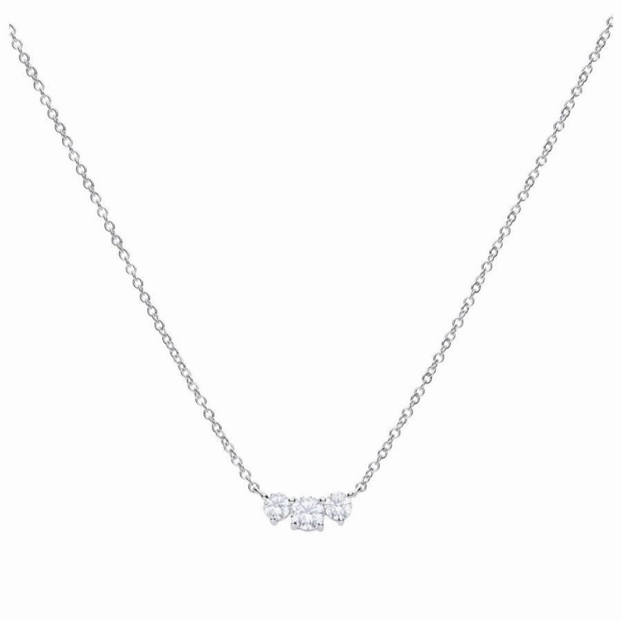 Silver 3 Grad Cz Pend   Chn