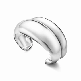 Silver Curve Bangle