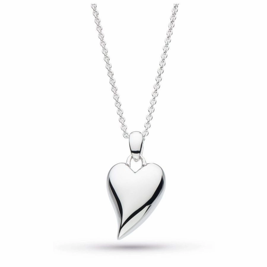 Silver Desire Cherish Midi Heart Necklace
