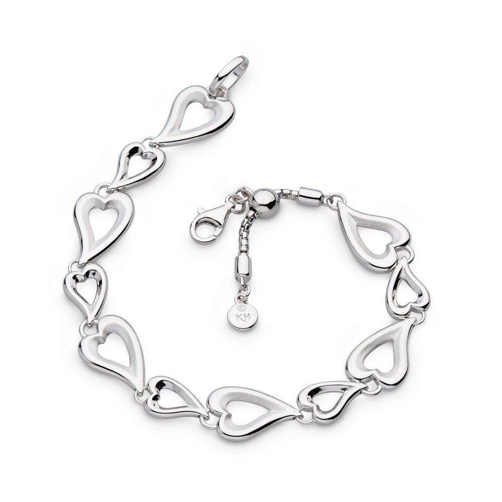 Silver Desire Love Story Multi-Link 7.5' Slider Bracelet