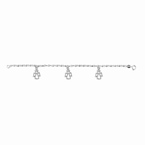 Silver Guardian Angel Charm Bracelet