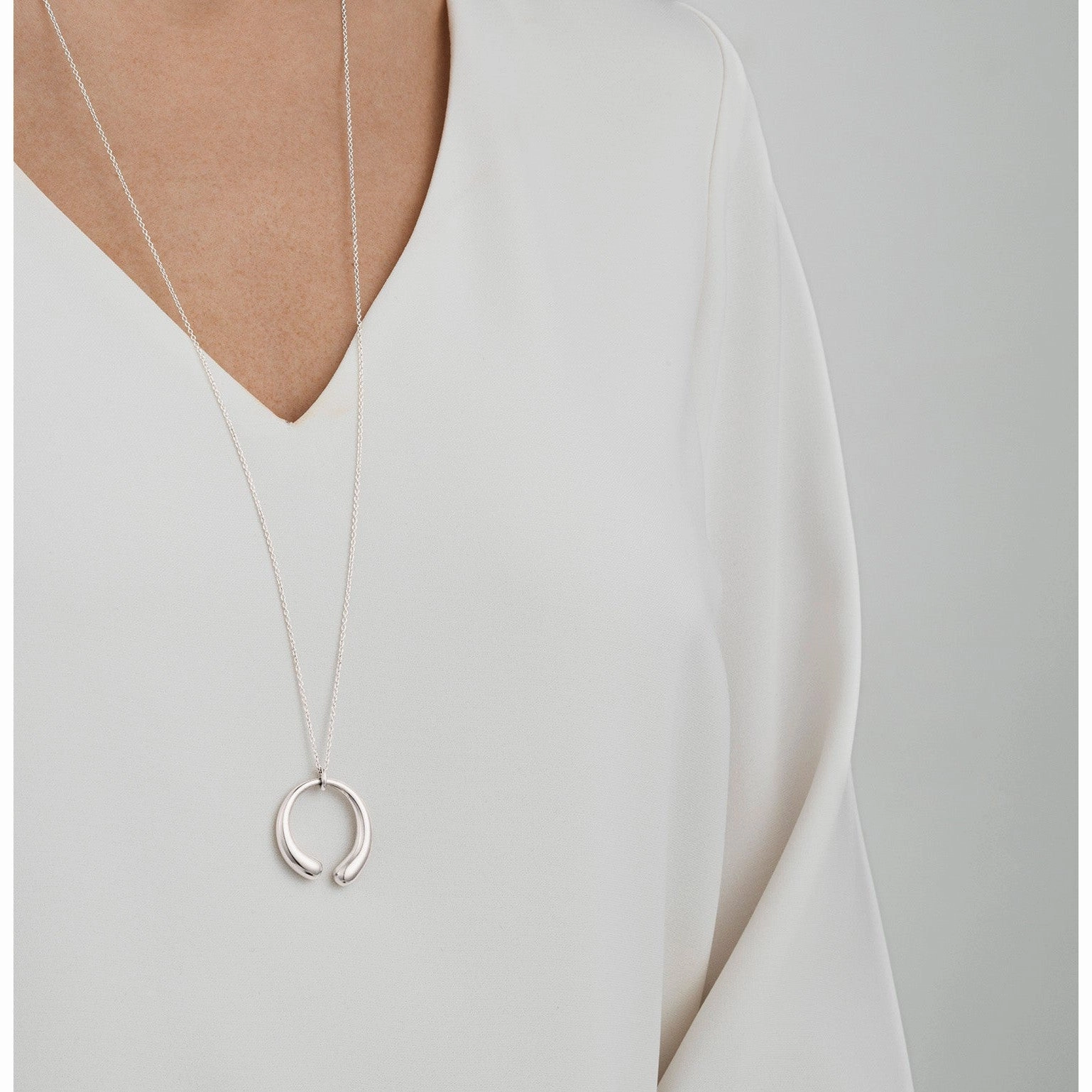 Silver Mercy Large Pendant