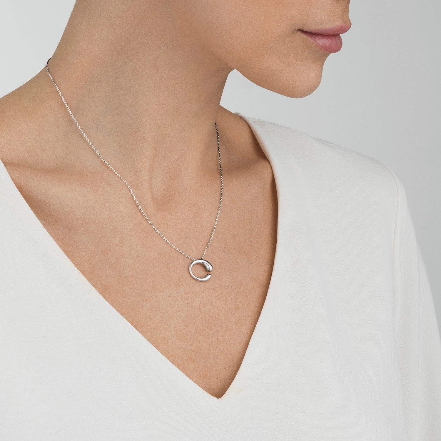 Silver Mercy Small Pendant