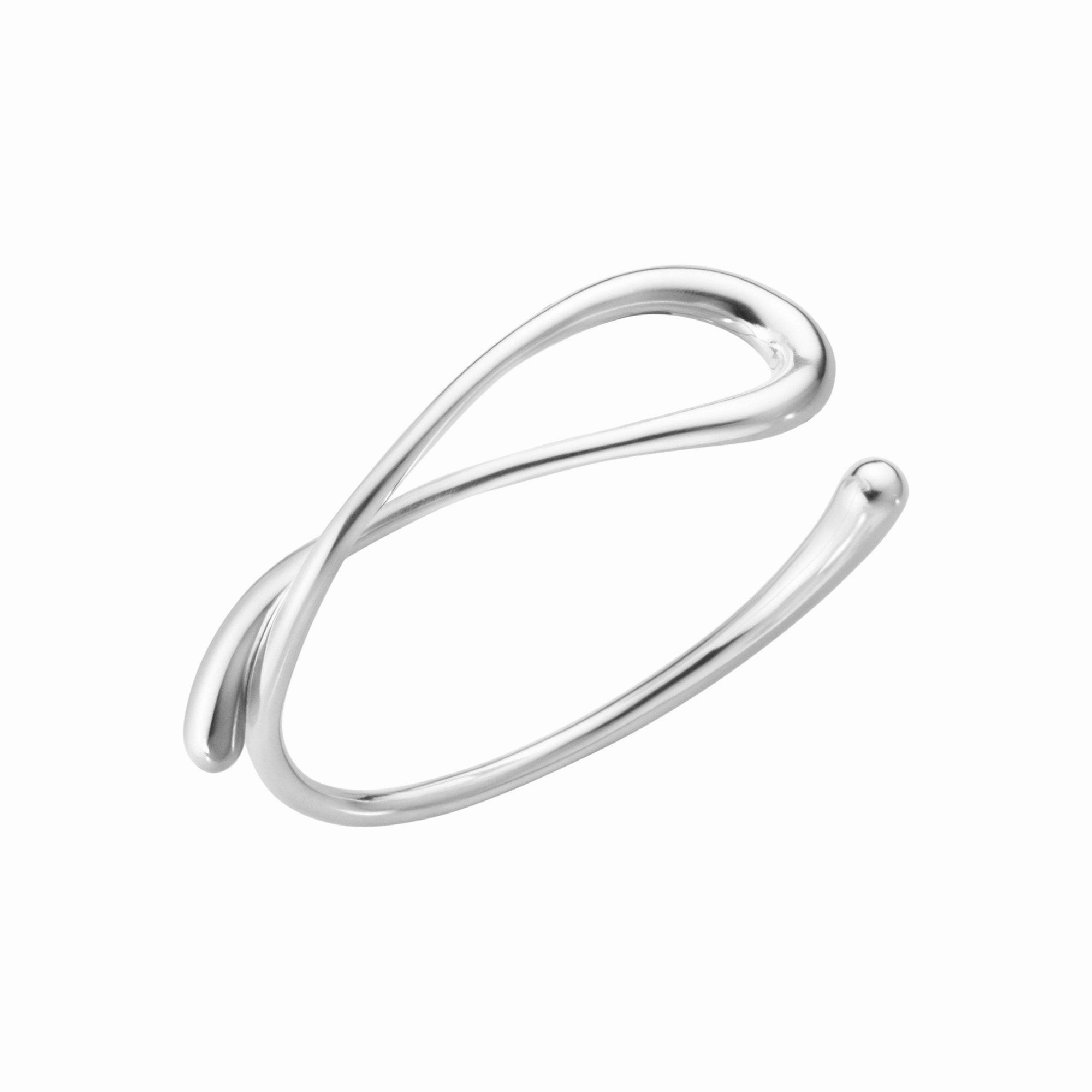 Silver Mercy Twist Bangle