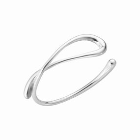 Silver Mercy Twist Bangle