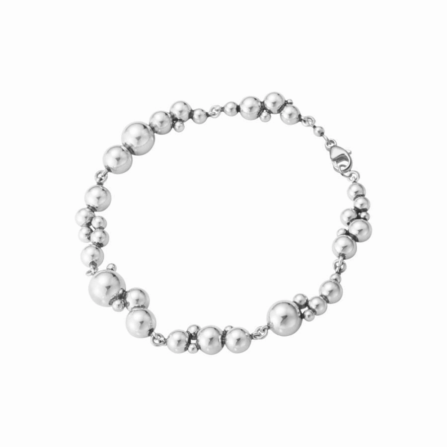 Silver Moonlight Grapes Bracelet