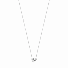 Silver Moonlight Grapes Diamond Set Pendant